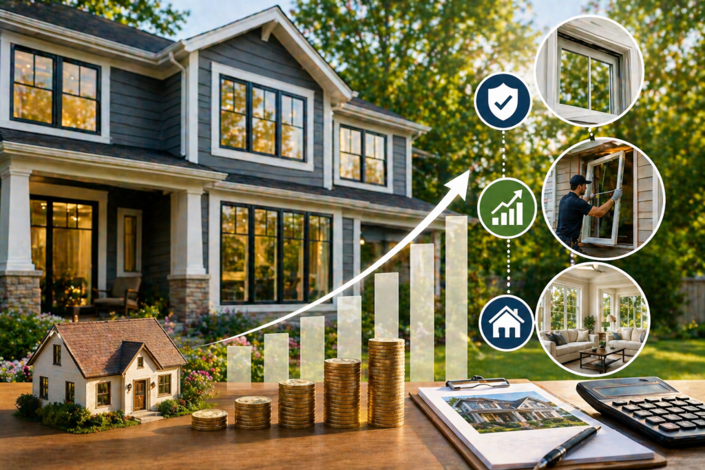 Home value boost through window upgrades